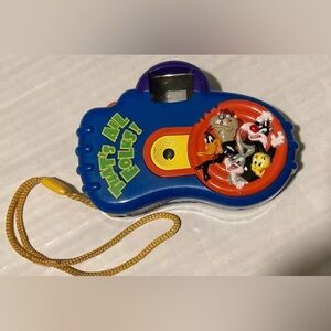 Looney Tunes That’s All Folks VTG camera 1998 Taz, Daffy, Bugs Bunny Non Working